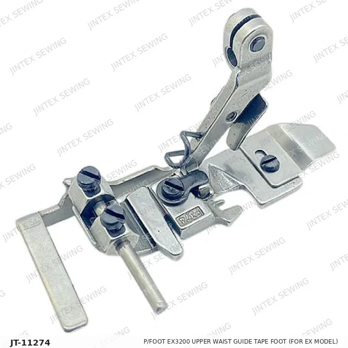 P/Foot EX3200 Upper Waist Guide Tape Foot (For Ex Model) — Part No. JT-11274 sewing machine spare part, photo 2