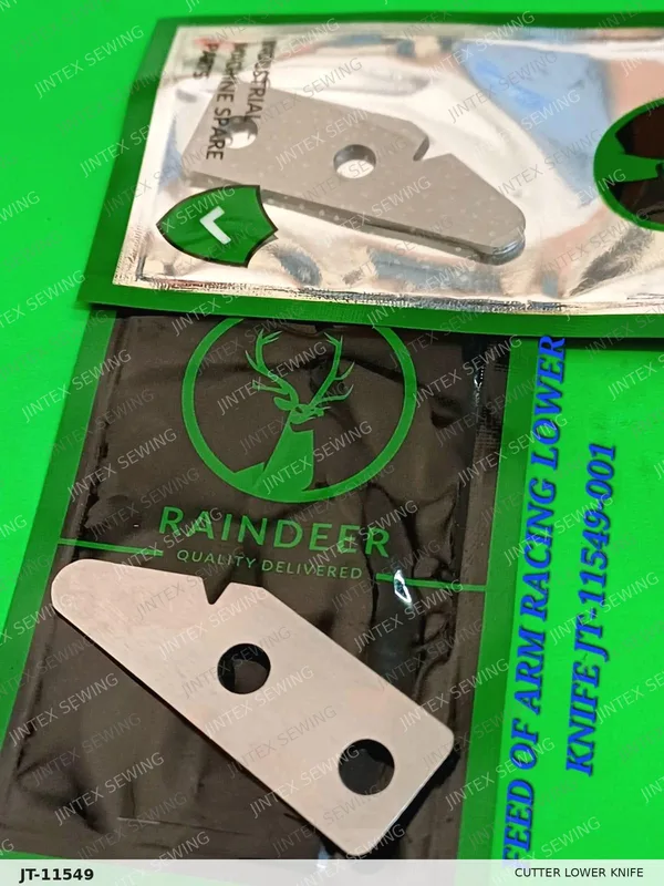 927 Cutter Lower Knife — Part No. JT-11549 sewing machine spare part, photo 2