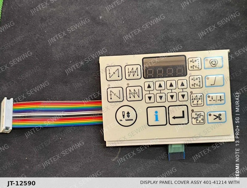 Juki 8700-7 Display Panel Cover ASSY 401-41214 with 401-41213 — Part No. JT-12590 sewing machine spare part, photo 3