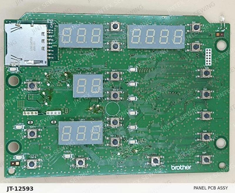 Brother 311H Panel PCB ASSY SB4549001 — Part No. JT-12593 sewing machine spare part, photo 3