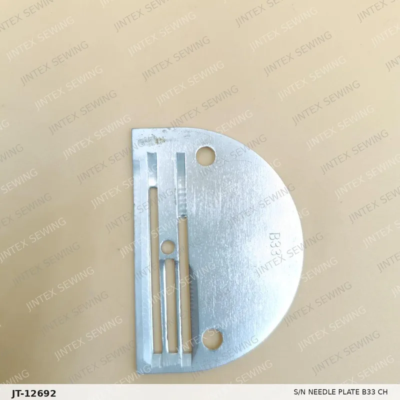 S/N Needle Plate B33 CH — Part No. JT-12692 sewing machine spare part, photo 2