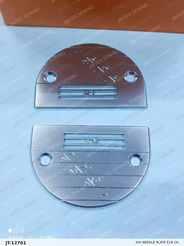 S/N Needle Plate E18 CH — Part No. JT-12701 sewing machine spare part, photo 2