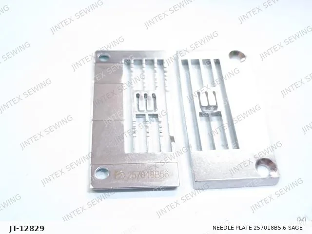 Needle Plate 257018B5.6 Sage — Part No. JT-12829 sewing machine spare part, photo 2