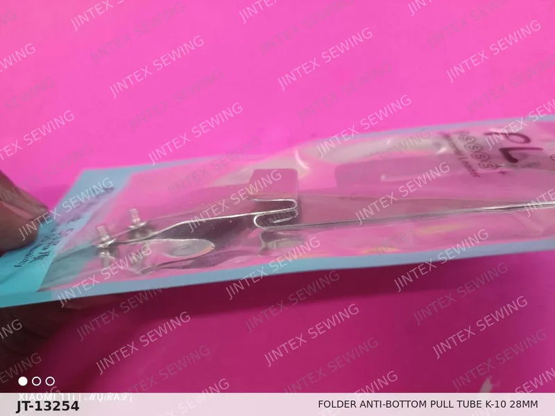 Folder Anti-Bottom Pull Tube K-10 28MM — Part No. JT-13254 sewing machine spare part, photo 3