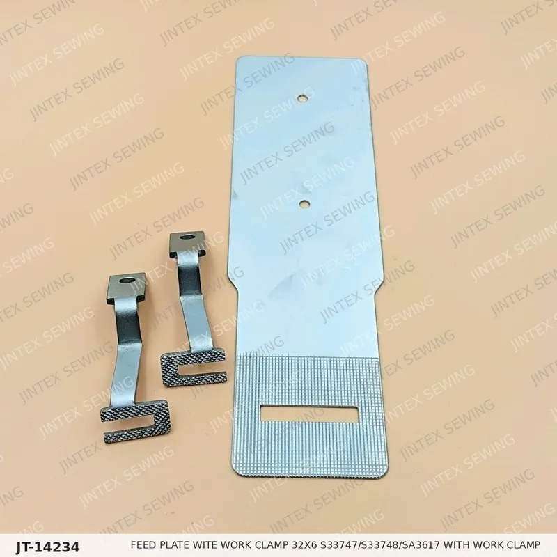 430D Feed Plate Wite Work Clamp 32X6 S33747/S33748/SA3617 with Work Clamp — Part No. JT-14234 sewing machine spare part, photo 4