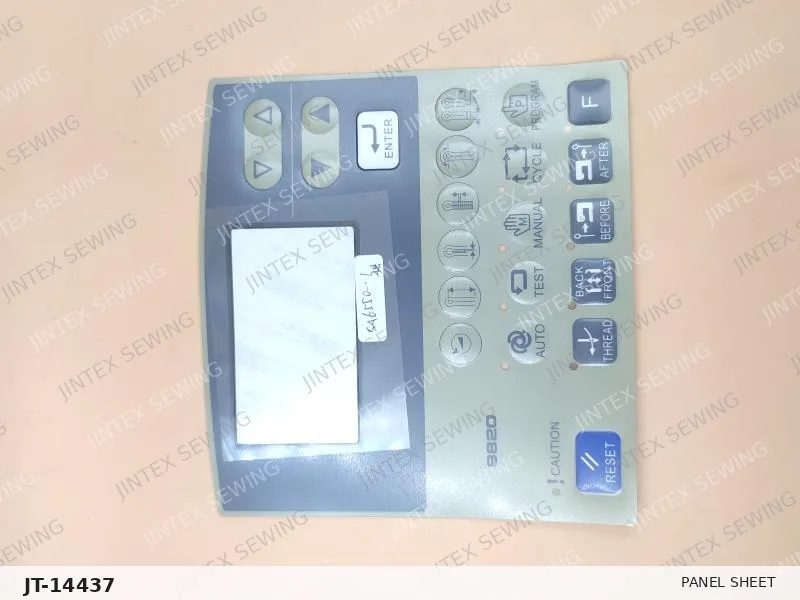Brother 9820 Panel Sheet SA6550001 — Part No. JT-14437 sewing machine spare part, photo 2