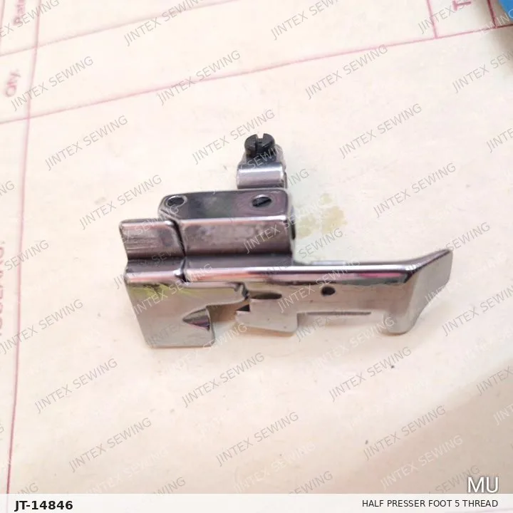 208504-Z/ Half Presser Foot 5 Thread — Part No. JT-14846 sewing machine spare part, photo 3