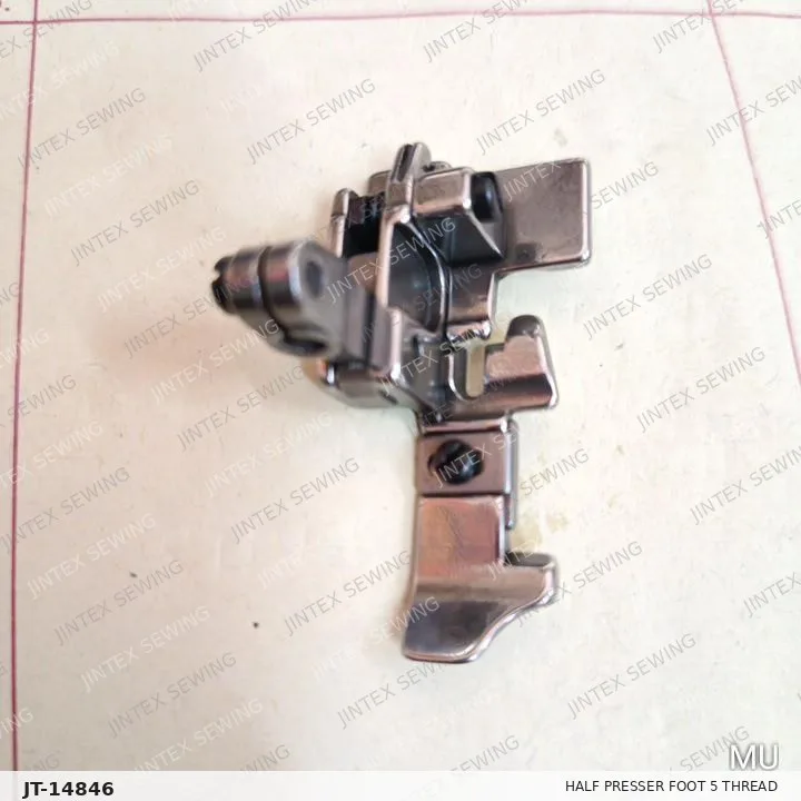 208504-Z/ Half Presser Foot 5 Thread — Part No. JT-14846 sewing machine spare part, photo 2