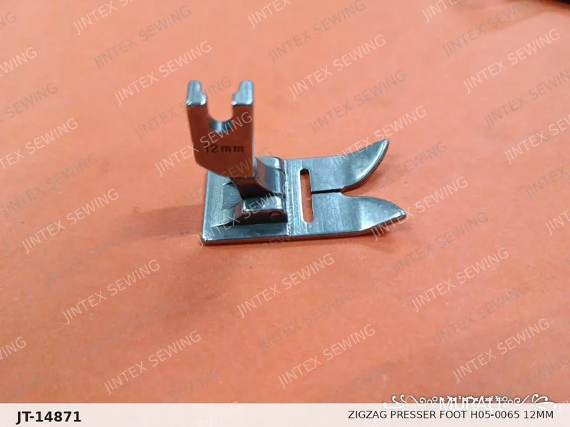 Zigzag Presser Foot H05-0065 12MM — Part No. JT-14871 sewing machine spare part, photo 2