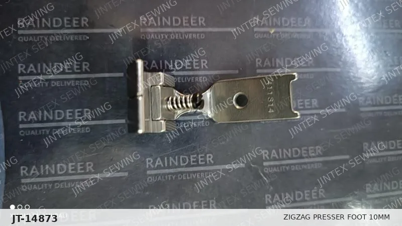 Zigzag Presser Foot 10MM 411314 — Part No. JT-14873 sewing machine spare part, photo 2