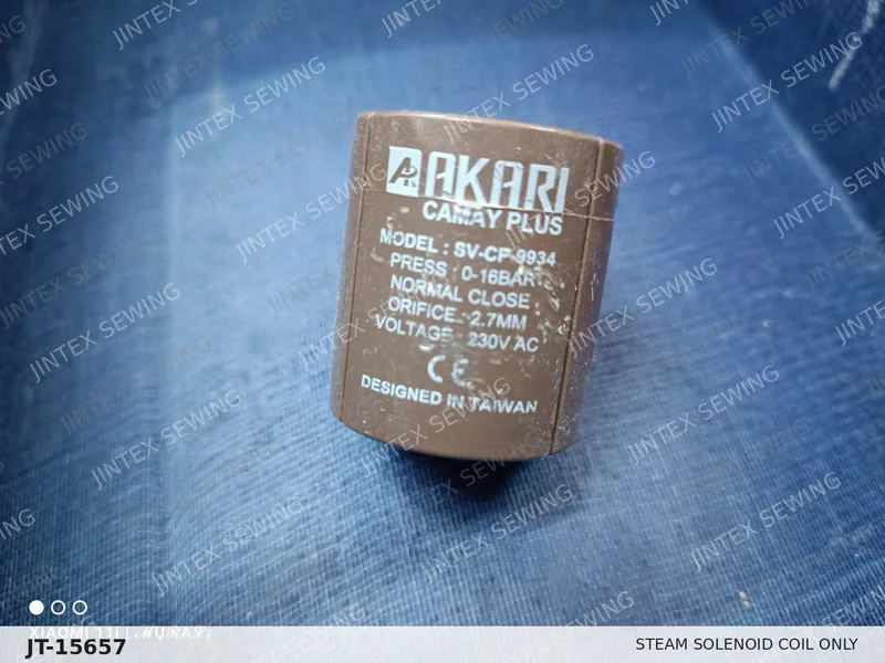 Steam Solenoid Coil Only — Part No. JT-15657 sewing machine spare part, photo 2