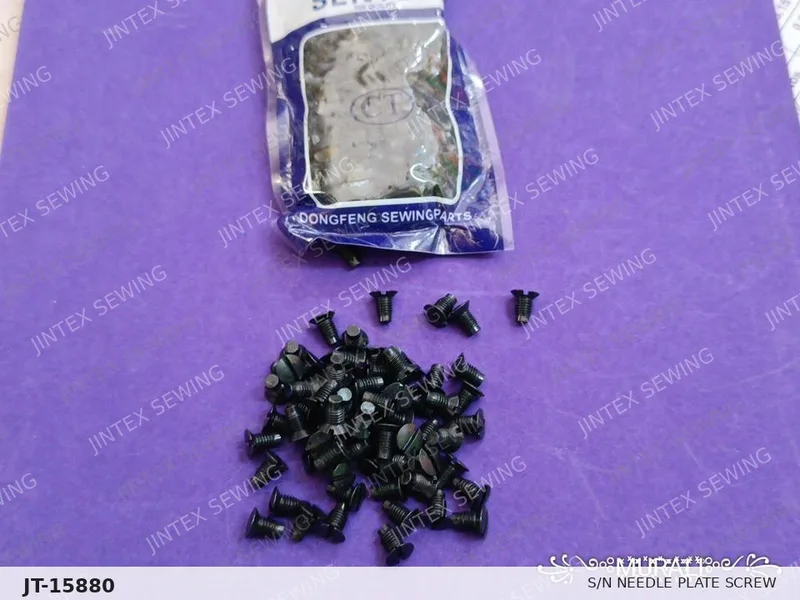 S/N Needle Plate Screw SS-2110920-TP — Part No. JT-15880 sewing machine spare part, photo 2