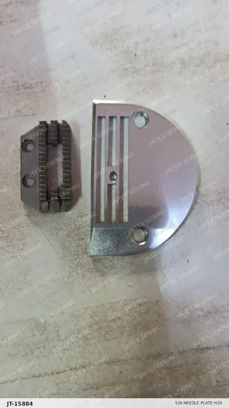 S/N Needle Plate H26 — Part No. JT-15884 sewing machine spare part, photo 2