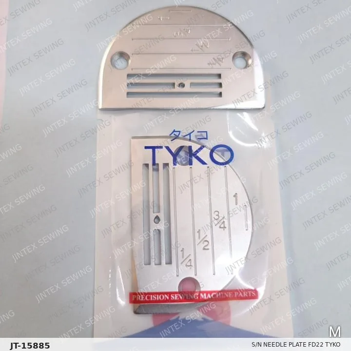 S/N Needle Plate FD22 Tyko — Part No. JT-15885 sewing machine spare part, photo 2