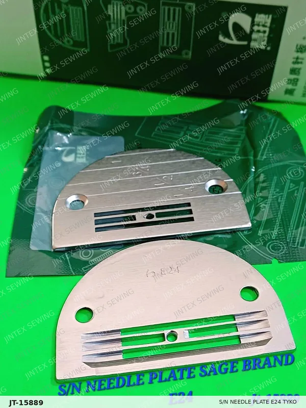 S/N Needle Plate E24 Tyko — Part No. JT-15889 sewing machine spare part, photo 3