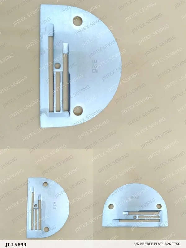 S/N Needle Plate B26 Tyko — Part No. JT-15899 sewing machine spare part, photo 2