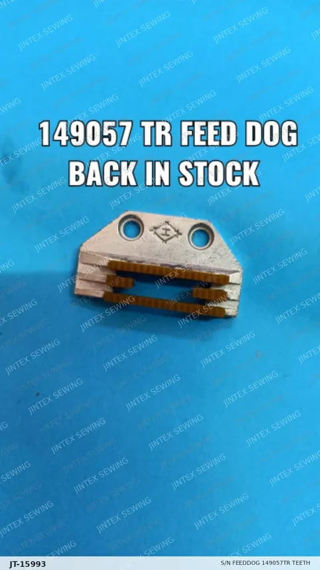 S/N Feeddog 149057TR Teeth — Part No. JT-15993 sewing machine spare part, photo 2
