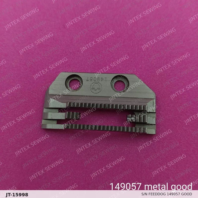 S/N Feeddog 149057 Good — Part No. JT-15998 sewing machine spare part, photo 2
