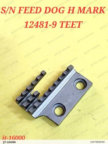 S/N Feeddog 12481-9 — JT-16000 sewing machine spare part