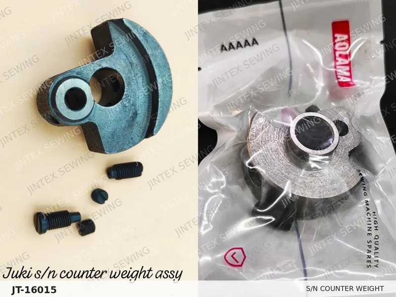 S/N Counter Weight 110-02101/110-02169 — Part No. JT-16015 sewing machine spare part, photo 3