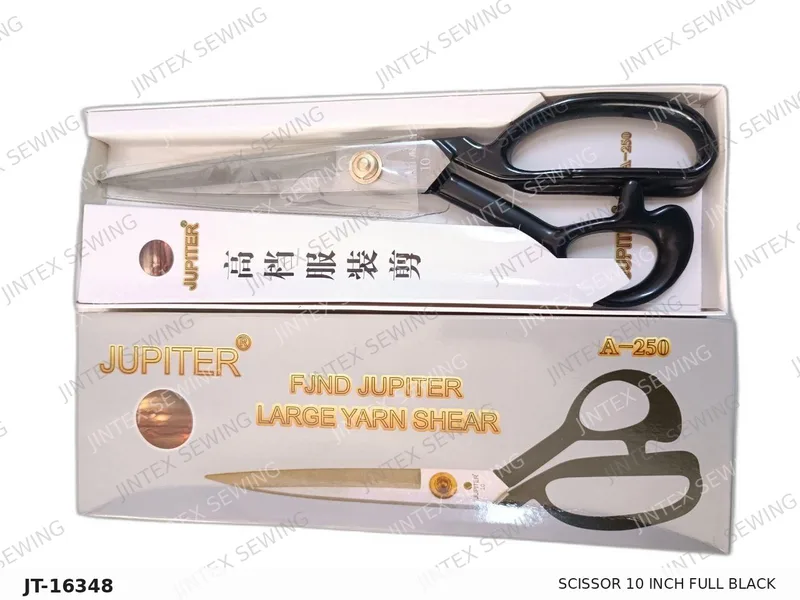 Scissor 10 Inch Full Black — Part No. JT-16348 sewing machine spare part, photo 3