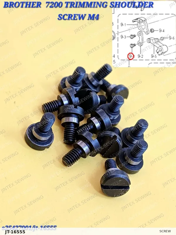 S25427001 Screw — Part No. JT-16555 sewing machine spare part, photo 2