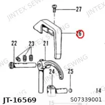 S07339001 — Part No. JT-16569 sewing machine spare part, photo 2