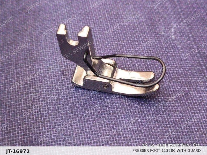 Presser Foot 113280 with Guard — Part No. JT-16972 sewing machine spare part, photo 2