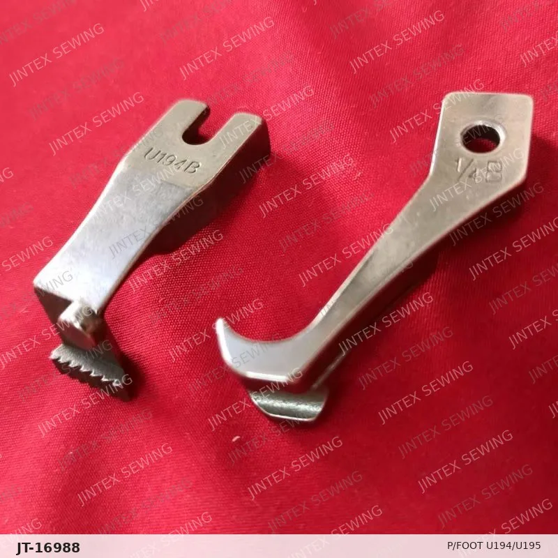 P/Foot U194/U195 1/4B — Part No. JT-16988 sewing machine spare part, photo 2