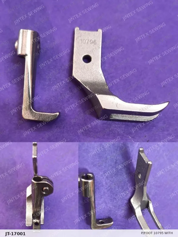 P/Foot 10795 with 10796 — Part No. JT-17001 sewing machine spare part, photo 2