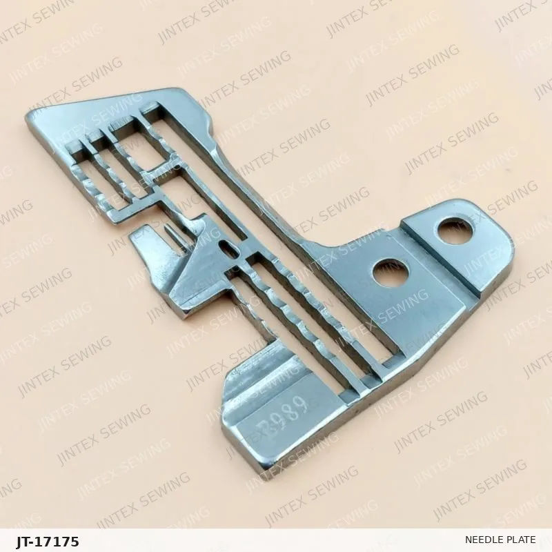 Needle Plate E989 — Part No. JT-17175 sewing machine spare part, photo 2