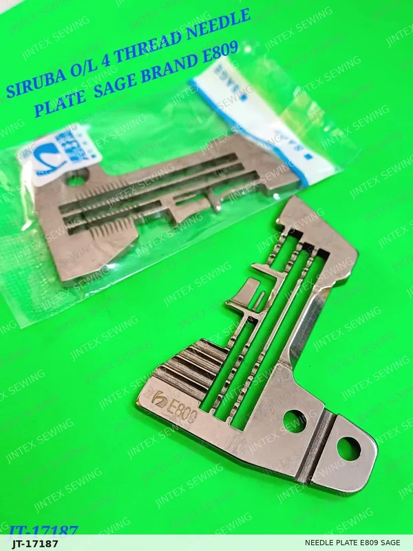 Needle Plate E809 Sage — Part No. JT-17187 sewing machine spare part, photo 5