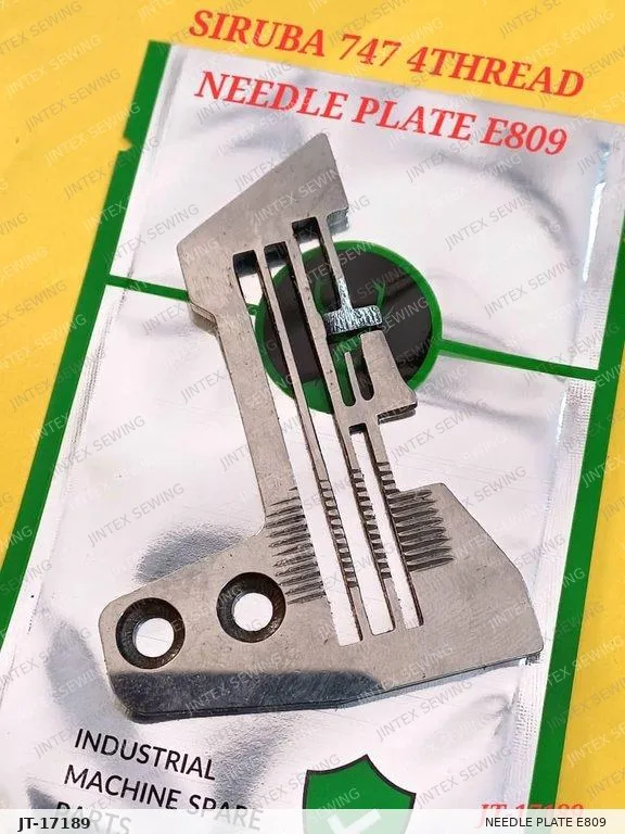 Needle Plate E809 BR-55032 — Part No. JT-17189 sewing machine spare part, photo 2