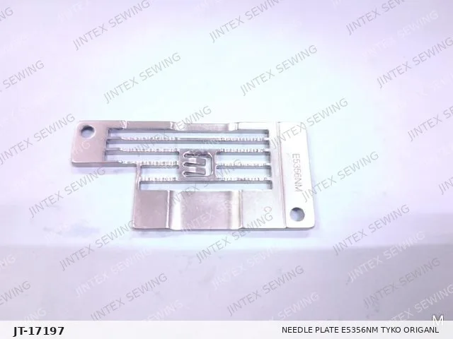 Needle Plate E5356NM Tyko Origanl — Part No. JT-17197 sewing machine spare part, photo 2