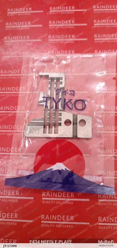 Needle Plate E424 — Part No. JT-17200 sewing machine spare part, photo 2