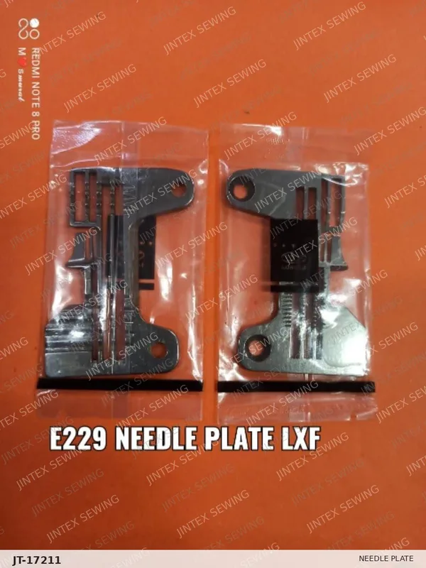 Needle Plate E229 — Part No. JT-17211 sewing machine spare part, photo 2