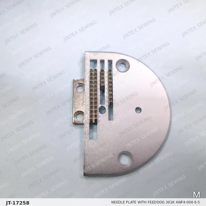 Needle Plate with Feeddog 301K 4WF4-006  6-5 — Part No. JT-17258 sewing machine spare part, photo 2