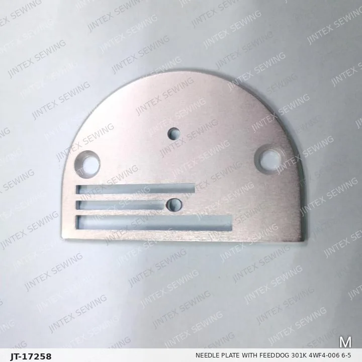 Needle Plate with Feeddog 301K 4WF4-006  6-5 — Part No. JT-17258 sewing machine spare part, photo 3
