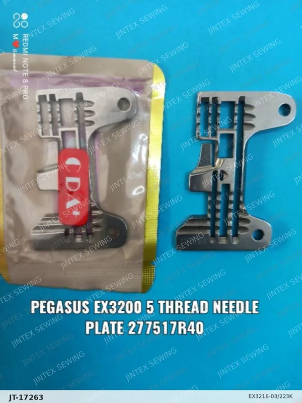 Needle Plate 277517R40 — Part No. JT-17263 sewing machine spare part, photo 2