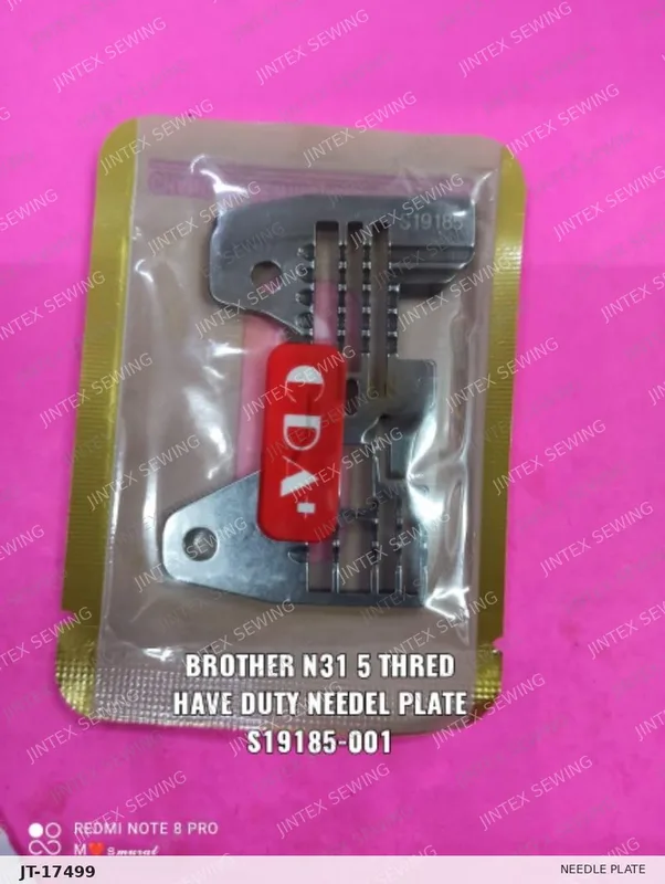 Needle Plate S19185001 — Part No. JT-17499 sewing machine spare part, photo 2