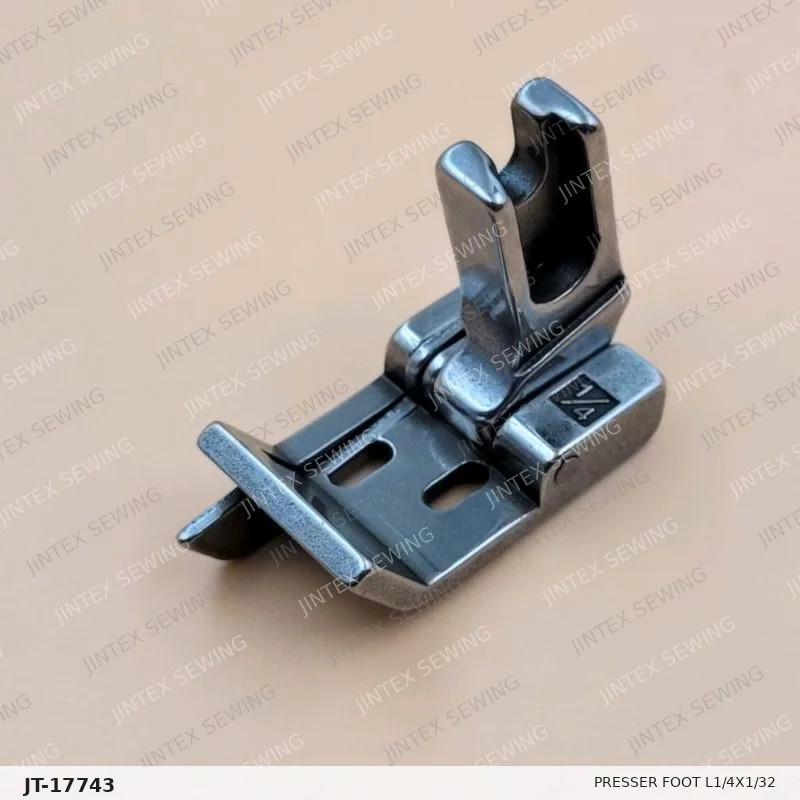 MH380 Presser Foot L1/4X1/32 — Part No. JT-17743 sewing machine spare part, photo 2
