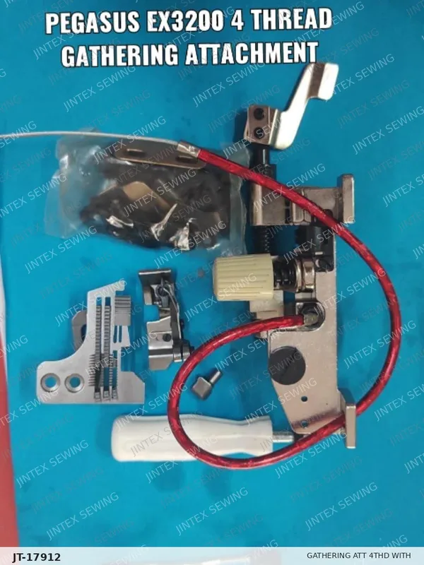 Pegasus M800 Gathering Att 4THD with 202554E0001 — Part No. JT-17912 sewing machine spare part, photo 2