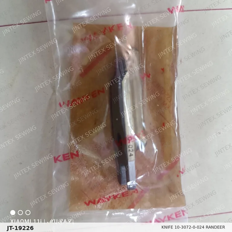 Knife 10-3072-0-024 Randeer — Part No. JT-19226 sewing machine spare part, photo 2