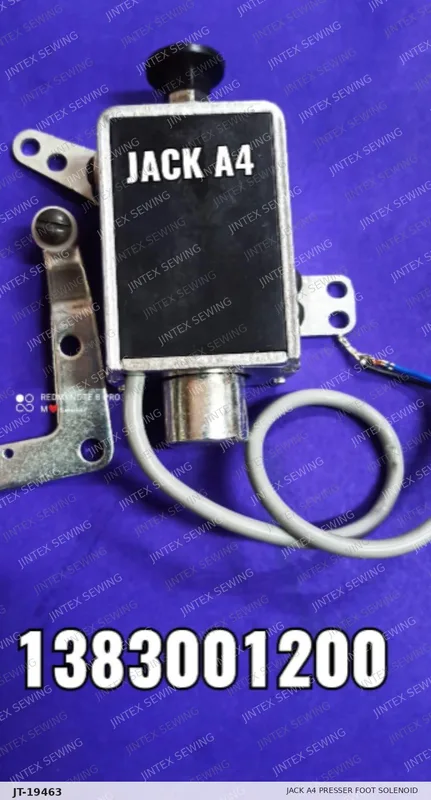 Jack A4 Presser Foot Solenoid 1383001200 — Part No. JT-19463 sewing machine spare part, photo 2