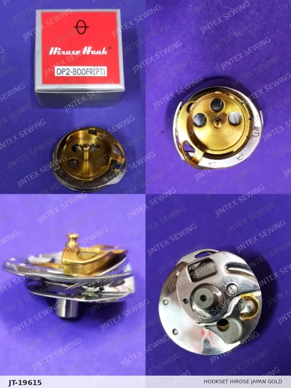 HE800 Hookset Hirose Japan Gold — Part No. JT-19615 sewing machine spare part, photo 2