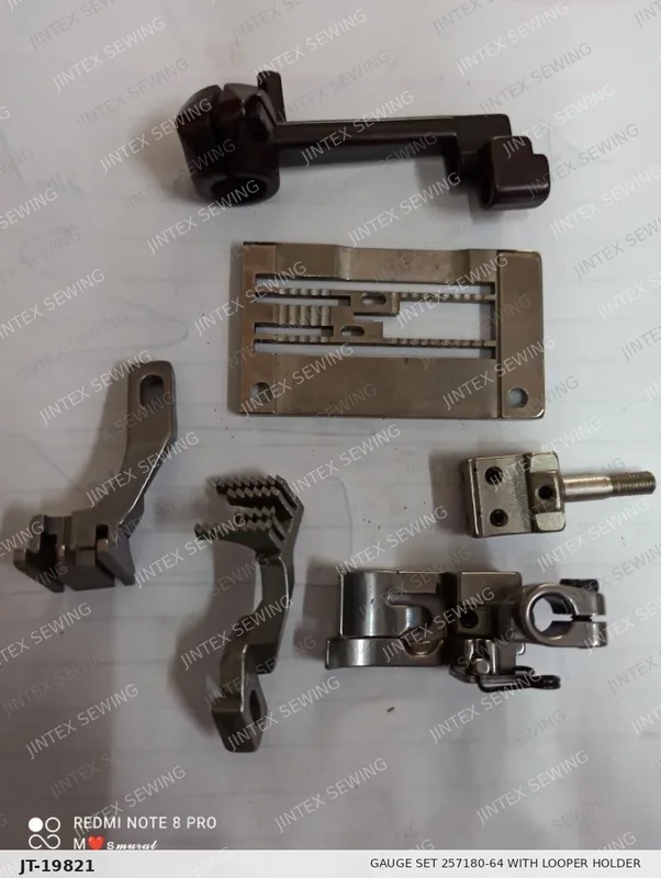 Gauge Set 257180-64 with Looper Holder — Part No. JT-19821 sewing machine spare part, photo 2