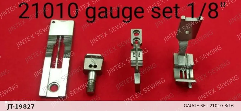 Gauge Set 21010 3/16 — Part No. JT-19827 sewing machine spare part, photo 2