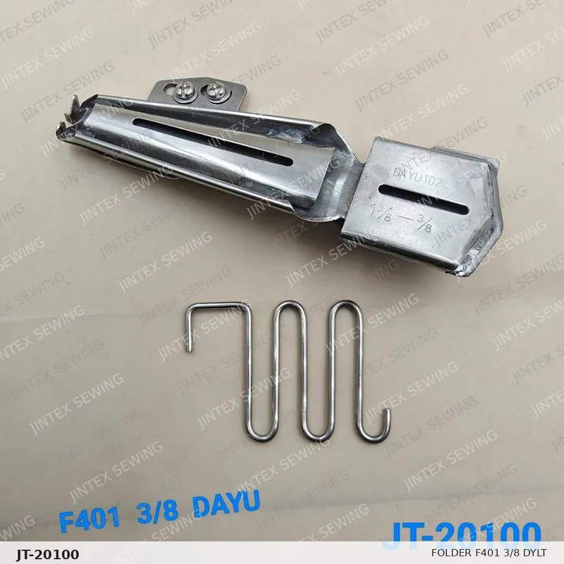 Folder F401 3/8 Dylt — Part No. JT-20100 sewing machine spare part, photo 2