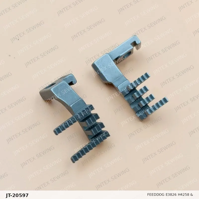 Feeddog E3826 H4258 & D4206 — Part No. JT-20597 sewing machine spare part, photo 3