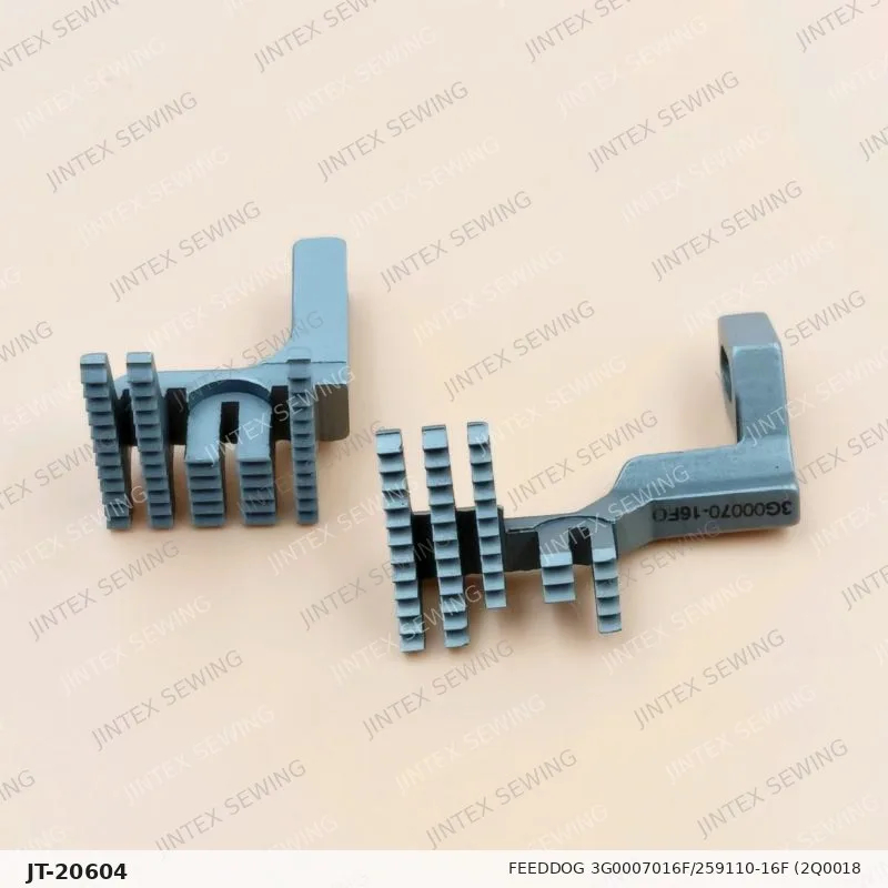 Feeddog 3G0007016F/259110-16F (2Q0018 B5.6) — Part No. JT-20604 sewing machine spare part, photo 4